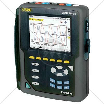 AEMC 3945 Power Pad 3-Phase Power Quality Analyzer