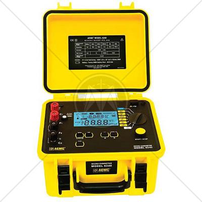 AEMC 6240 10A Micro-Ohmmeters with Selectable Test Currents