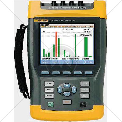 Fluke 433 Three-Phase Power Quality Analyzer